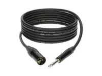KLOTZ M1MS1B0100 микрофонный кабель, 1 м, XLR Male - Jack 6,3 Stereo