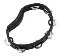 Meinl htbk  тамбурин пластиковый однорядный, без мембраны, сталь, цвет чёрный