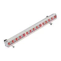 DTS FOS 100 RGBW, SPOT lens, IP65, Black  Линейный LED светильник, 48 LEDs (12 x Red, 12 x Green, 12 x Blue, 12 x White), угол 15‘, управление через контроллер Z1 (1 прибор), Z8 (до 8-ми приборов), DMX 512, 100 Вт, 990*60*78 mm, 5,5 kg