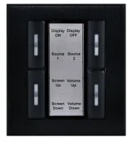 Cypress CDPW-K3EUK- Панель управления с 8 кнопками (128 команд), Ethernet 100/1000BaseT (RJ45), исполнение для Европы, черная