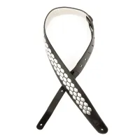 PLANET WAVES L25S1501 2.5 GTR STP, BRAIDED - BRN кожаный ремень, коричневый