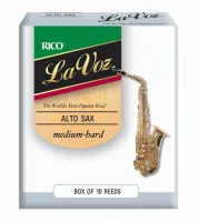Rico RJC10MH La Voz Трости д/саксофона альт Medium Hard, 10 шт/упак