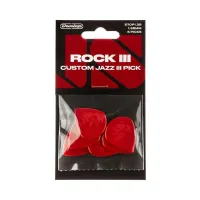 Dunlop 570p138 rock iii custom jazz lll 6pack  медиаторы, толщина 1 мм, 6 шт.