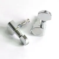 MH100-6R-CR колки для гитары, 6 в ряд, правые, хром, под отверстие 10 мм, Donlis