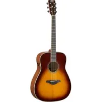 Yamaha fg-ta bs  трансакустическая гитара, цвет brown sunburst, корпус вестерн