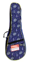 FORCE UL-13UK-B-PD (ФИОЛЕТОВЫЙ С СОБАКАМИ) - Чехол для укулеле баритон фиолетовый с собаками