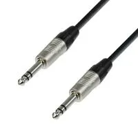 Adam hall k4 bvv 0300 - патч-кабель аудио, rean trs (jack) stereo 6.3 mm - trs (jack) stereo 6.3 mm, 2 x 0.22 мм2, 3 м