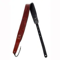 TAYLOR 63003 Guitar Basketweave Strap, Brown Гитарный ремень, кожа, регулируемая длина (110,5-132 см), цвет коричневый