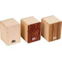 Meinl sh50-set  набор шейкеров мини кахон, бубинга, натуральный, зебрано