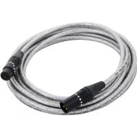 Cordial CSM 5 FM-CRYSTAL микрофонный кабель XLR female/XLR male, разъемы Neutrik crystalCON, 5,0 м, черный