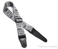 PLANET WAVES L25W1409 2.5' Gtr Stp, Hztl Stp, Bk/Wh кожаный ремень, черно-белые полосы