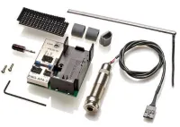EMG AS125U - комплект системы звукоснимателя для акустической гитары - пьезодатчик AT125 и предусилитель APA-2. В комплекте: Разъём End Pin с кабелем, предусилитель APA-2, входной штекер, держатели кабеля, держатель батареи, гаечный ключ (0,62 дюйма), кре