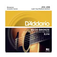 D`ADDARIO EJ14  стр. для акустич. гит. бронза 80/20, Bluegrass 12-56