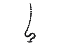 ErgoFount CS-13B- 
			Вертикальный гибкий кабель-канал, 1300 мм, черный