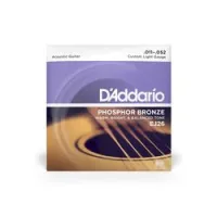 D`addario ej-26  струны для акустической гитары фосфор/ бронза, custom light 11-52