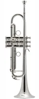 Trumpet Bb Besson BE111-2-0 - Student silver-plated yellow brass Bb trumpet with one-piece bell, reverse leadpipe and nickel silver slides