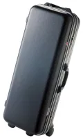 Tenor saxophone case GLCASE GLC-T-W - Cost-effective, reliable ABS plastic tenor saxophone trolley case. Black color.