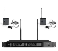 Fbw a2d-presenter радиосистема, комплект из диверситивного приёмника a220r и двух передатчиков a100bt с петличным микрофоном, 512-562мгц, fm-модуляция, 2/10/30мвт, 3 уровня squelch, индикация батареи, 50гц-15кгц