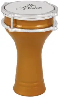 YUKA DRBTC5-10GLD - Турецкая дарбука, цвет: золотой, размер: 5' (13см) x 10' (24см), материал: алюминий, пластик