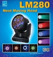 LM280 NEST MOVING BEAM Моторизированная световая "голова", 19х15Вт, RGBW, Big Dipper