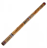 MEINL DDG1-BR WOOD DIDGERIDOO диджериду, бамбук, цвет коричневый с этническим рисунком