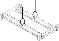 Electro-Voice XLD GRID-FGW рама для массива XLD, алюминий, до 16 элементов XLD281 или XS312, всепогодная, белая