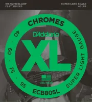 Комплект струн для бас-гитары D'Addario ECB80SL