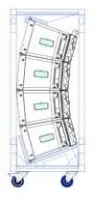MARTIN AUDIO WPLCART тележка для 4х элементов WPL