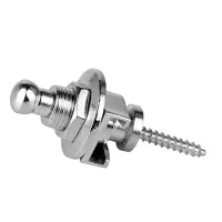 M183-2 Крепление ремня с блокировкой, хром, 2шт, Musiclily