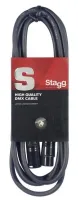 STAGG SDX5-3 - DMX кабель XLRf-XLRm ,длина: 5 м.Цвет: черный
