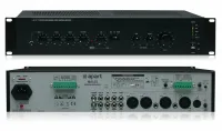 Biamp Apart MA125 - Микшер-усилитель, 125 Вт 100 - 70 - 50 В, доп. выход 8 Ом, 3 микрофонных входа, 1 микрофонный/линейный вход, входы AUX/CD/TUNER (селективный), Аварийный / телефонный вход, выход предварительного и вход оконечного усилителя, линейный вы