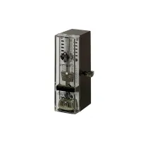 WITTNER 886051 Taktell Super-Mini Black метроном механический, пластиковый корпус, без звонка