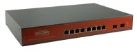 WI-PMS310GF-UPS, Коммутатор управляемый L2 с функцией UPS,подзарядка от солн.панели 8PoE+2хSFP, SNMP