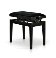 Hidrau bg27 black gloss (tc9) (уценка)  (косметические дефекты) банкетка, черная полир, черный вельв