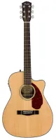 FENDER CC-140SCE NAT WC - электроакустическая гитара, топ - массив ели, цвет натуральный, с кейсом