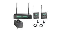 Mipro ACT-312/32TC/55L/ICR TWIN - Двухканальная комбинированная UHF радиосистема с двумя поясными передатчиками и всенаправленными петличными микрофонами, 518 - 542 МГц, аккумуляторы