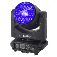 Led Star MA-740 B-EYE  Вращающаяся светодиодная голова, 7 светодиодов по 40 Вт, RGBW, угол луча 4°-60°, эффект B-EYE