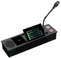 Bosch CSP-D00095 - Врезной пульт с горизонтальной раскладкой для 1 делегата