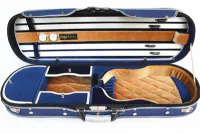 Violin case Artemis DVC-6-1 - Rectangular plywood hard case for 4/4 violin with nylon fabric exterior, thermometer and hygrometer. Weight 3.2 kg