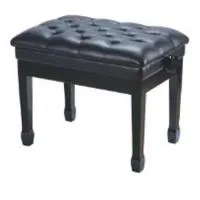 HY-DX06-GLOSS-BLACK Банкетка, черный/черный, искусственная кожа, Rin