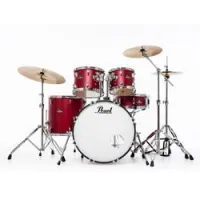 Pearl rs525sbc/ c747  ударная установка из 5-ти барабанов, цвет matte red, (3 коробки)
