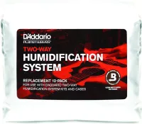 PLANET WAVES PW-HPRP-12 HUMIDIPAK STD REPLACEMENT 12PK увлажнитель для акустической гитары, материал гидрогель, сменные блоки 12