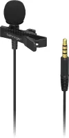 BEHRINGER BC LAV - конденсаторный всенаправленный петличный микрофон, разъем 3.5 mm TRRS, переходник
