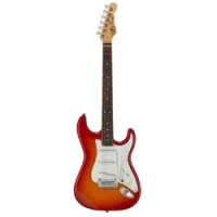 Gandl s-500 cherryburst cr  электрогитара с кейсом, цвет санберст