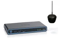 Микрофон с аудиопроцессором BIAMP [DevioSCR-20C(Black)] В комплекте:аудиопроцессор (хаб) SCR-20– 1 шт. + подвесной микрофон DCM-1 –1 шт: технология Beamtracking™; 3 зоны по 120°; 3хLED mute индикаторы; 2хRJ45(доп.DСM-1 по daisy-chain-макс.2 мик.).Чёрный