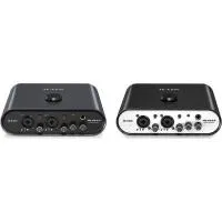 Аудиоинтерфейс USB [110313A2004] Icon [Duo44 Dyna B/W] АЦП/ЦАП: 24 бит/192 кГц, 127 дБ, входы/выходы: 2хCombo XLR/TRS/ 2х1/4" TRS, 1/8" mini Jack стерео, 1/4" TRS стерео выход на наушники, MIDI, +48 В, цвет черный/белый