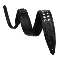 Ремень для гитары Levy's M80GRPDX-BLK [Black / Silver Studs]