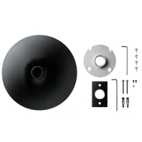 Shure a900-pm-3/8in. монтажный комплект для установки массивов shure mxa902, mxa910, mxa920-s на штанге 3/8"
