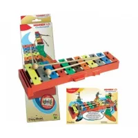 HOHNER Glokenspiel (K98814) - металлофон 11 пластин, диапазон c'''-f'''', пара палочек, самоучитель на русском языке, в красочной коробке, цвет - красный.