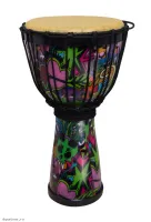 TERRIS DPR-08 Black - Джембе с веревочной настройкой